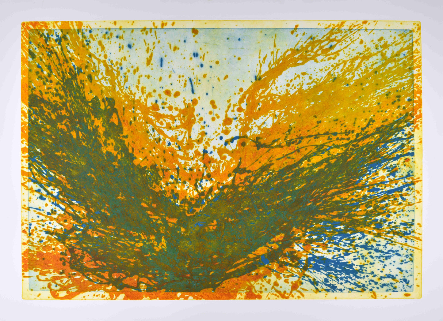 'Fever Pitch' Original Carborundum Print on Paper