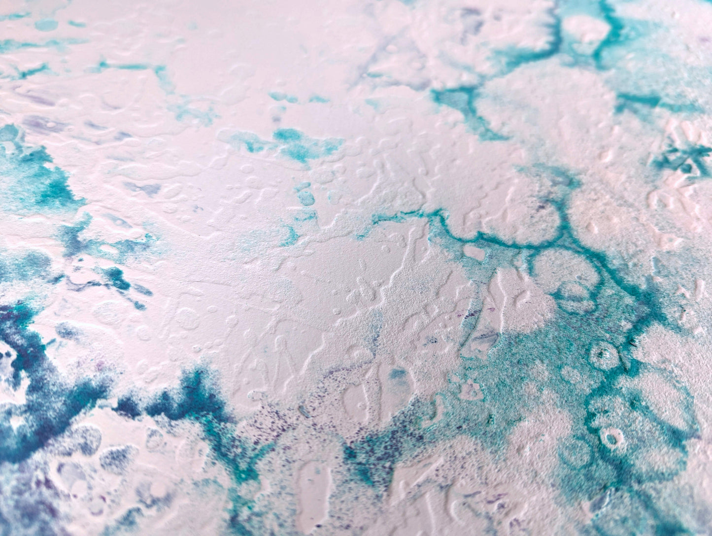 'While There's Air in My Lungs' Original Carborundum Print on Paper