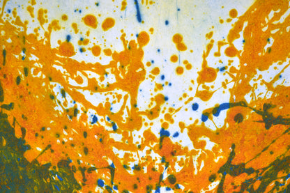 Elementals Series 'Orange and Blue' Original Carborundum Print on Paper