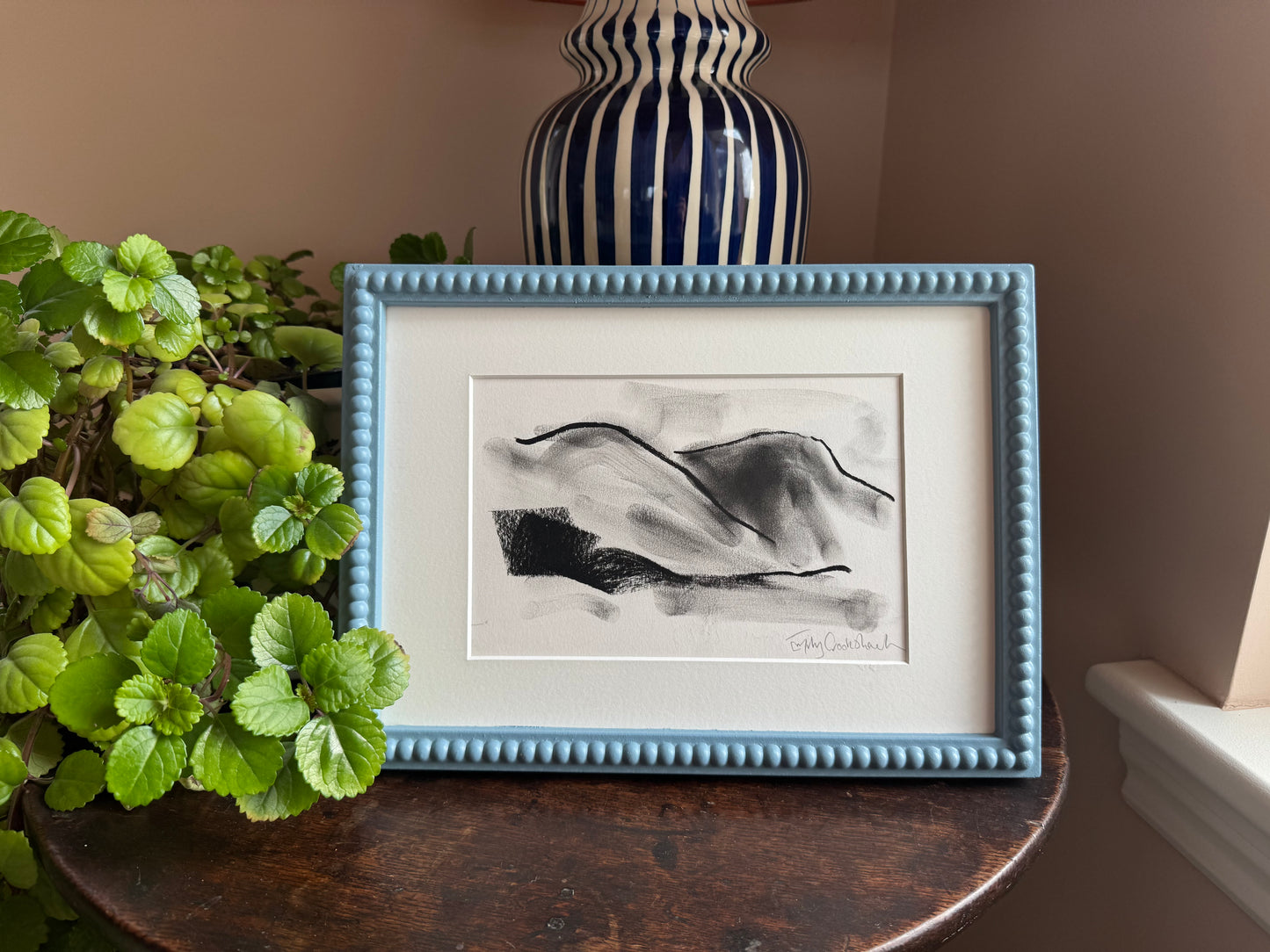 'Deeper in the Cairngorms' Charcoal Drawing