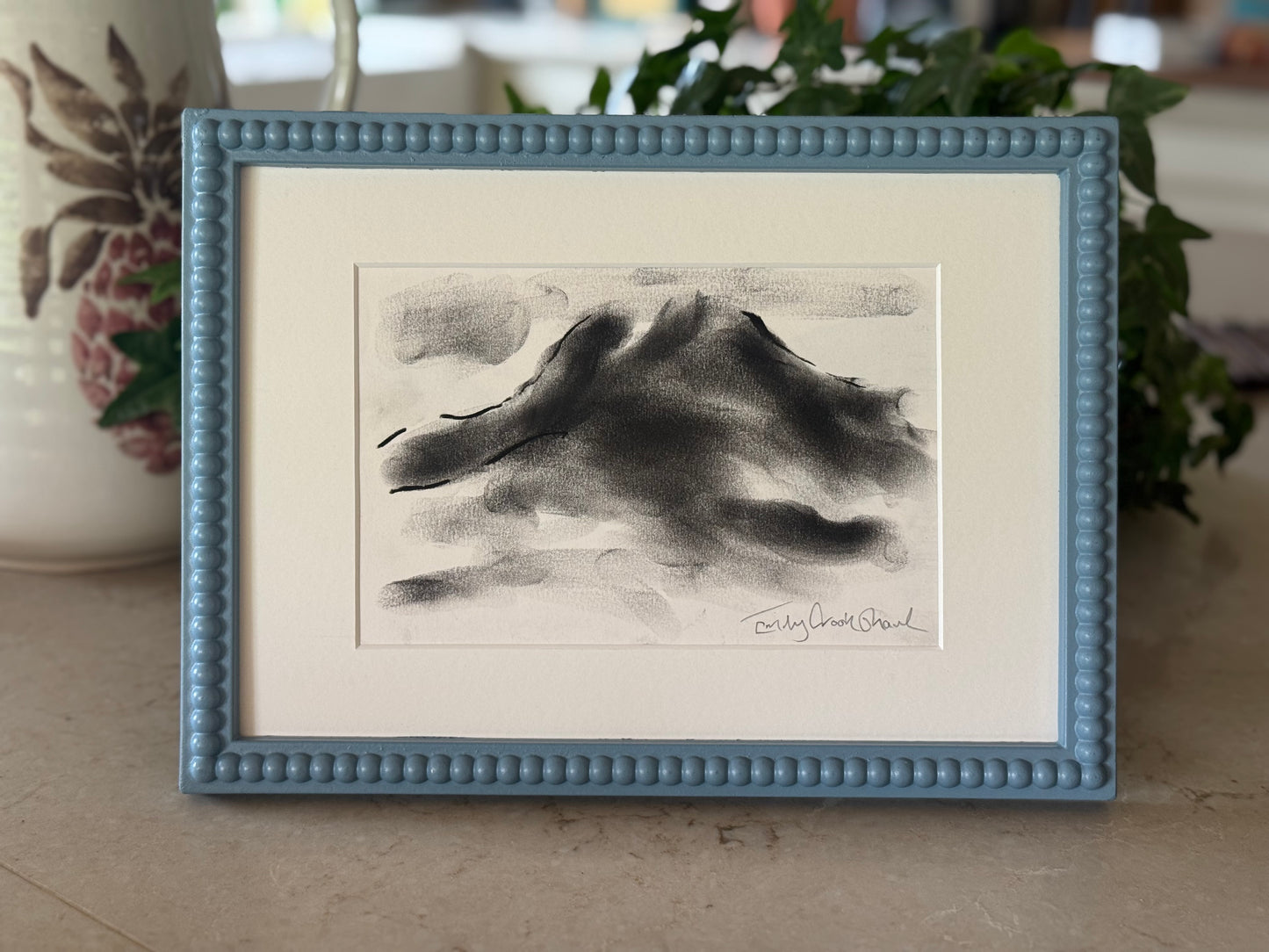 'Isle of Harris' Charcoal Drawing