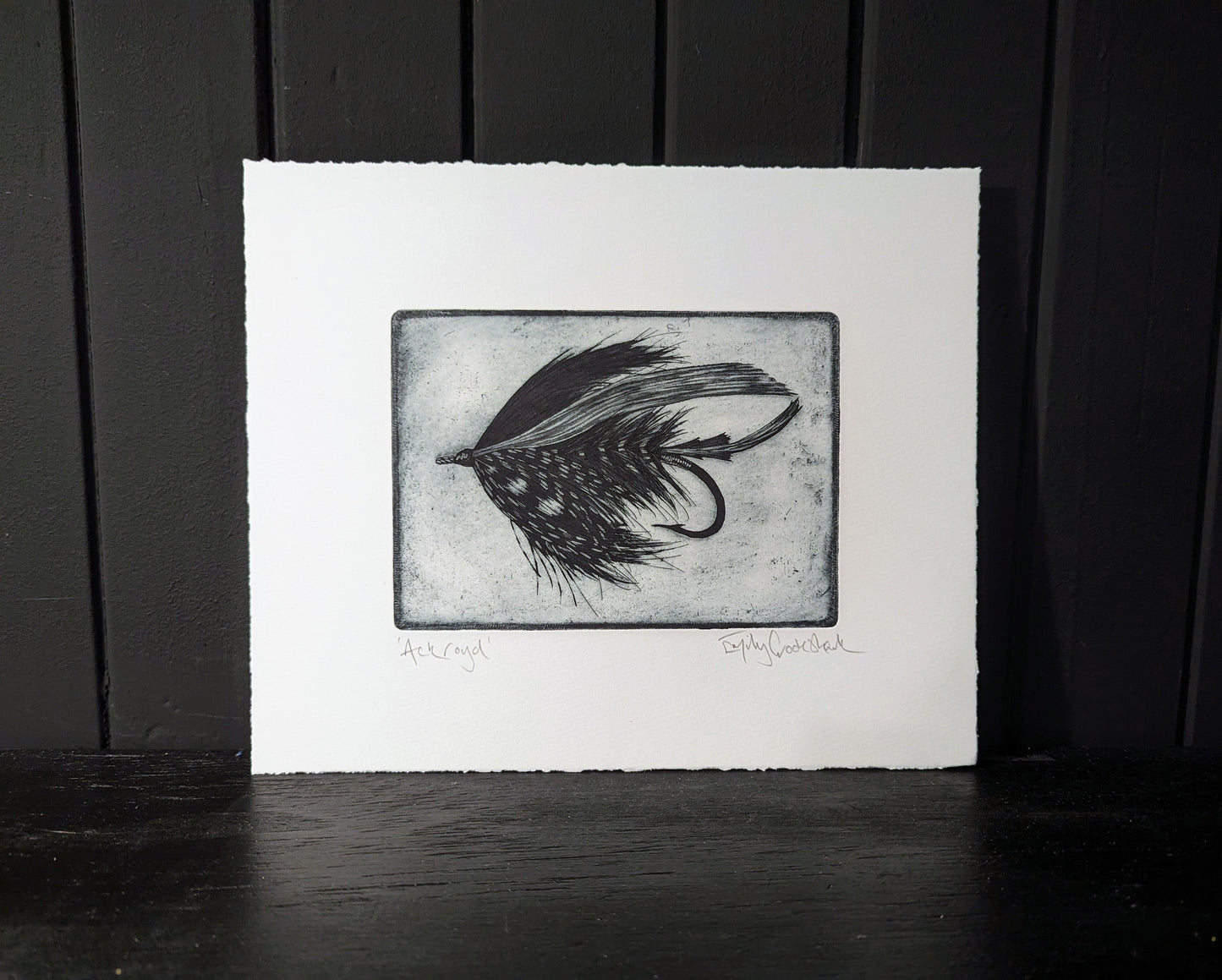 'Ackroyd' Salmon Fly Etching