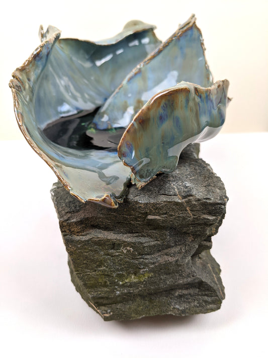'Chasms' Ceramic Sculpture
