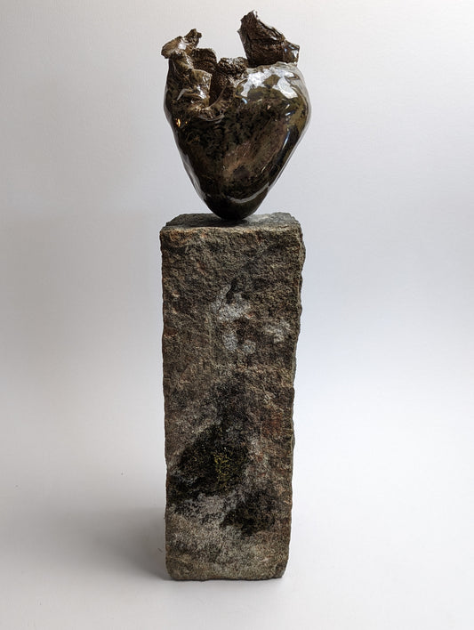 'Heart In The Highlands' Ceramic Sculpture
