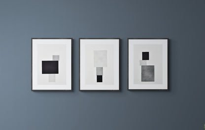 'Shuffle I, II, III' Original Etching